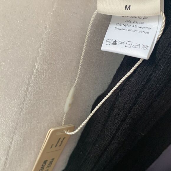 👍🏻Cashmere-Like Thermal Mock Neck Top Black - Picture 6 of 6